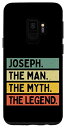 Galaxy S9 Joseph The Man The Myth The Legend 面白い名言 スマホケース