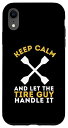 iPhone XR Tire Guy And Car Mechanic - Keep Calm スマホケース