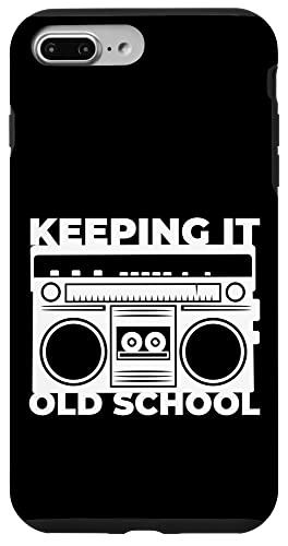 iPhone 7 Plus/8 Plus Keeping It Old School 80年代90年代レトロカセットラジオ スマホケース