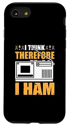 iPhone SE (2020) / 7 / 8 I Think Therefore I HAM Funny A}`AnWIIy[^[ X}zP[X