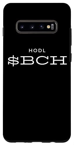 Galaxy S10+ HODL BCH ビットコインキャッシュ暗号通貨ブロックチェーン ビットコイン BCH スマホケース