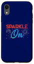 iPhone XR 7月4日 かわいい 花火 花火 USA 恋人 かわいい スマホケース
