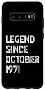 Galaxy S10+ Legend Since 1971年10月 51歳の誕生日 メンズ レディース スマホケース