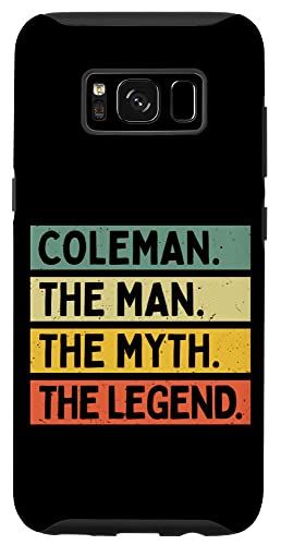 Galaxy S8 Coleman The Man The Myth The Legend 面白い名言 スマホケース