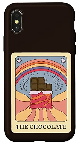 iPhone X/XS The Chocolate Foodie タロットカード チョコレート好き フォーチュン スマホケース