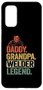 Galaxy S20 Daddy Grandpa Welder Legend Metal Worker ヴィンテージ 溶接 スマホケース