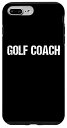 iPhone 7 Plus/8 Plus Golf Coach シンプルタイトル スマホケース