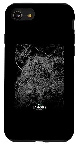 iPhone SE (2020) / 7 / 8 lahore パキスタン市 旅行 お土産 ストリートフラッグ 地図 スマホケース