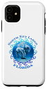 iPhone 11 North Key Largo Florida バケーション スイミングマナティー スマホケース
