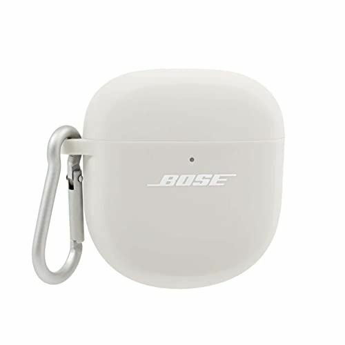 BOSE Bose QuietComfort Earbuds II Silicone Case Cover Bose QC Earbuds2を保護する シリコンケースカバー アルミ製カラビナ付き ソープストーン One size