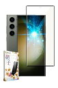 叶kanae カナエ Galaxy S23 Ultra docomo SC-52D au SCG20 ブルーライトカット 3Dフルカバー 保護フィルム ガラスフィルム 画面内指紋認証対応 黒縁 1枚入り