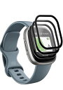 Fitbit Versa4/Serse2 用フィルム 液晶 保護カバー PET素材 for Fitbit Versa4/Serse2 保護フィルム 耐衝撃 全面保護 高透過率 貼り付け簡単 気泡防止 指紋防止