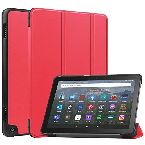 ・【対応機種】For Amazon Fire HD 8 2022年発売 / HD 8 2020 / Fire HD 8 Plus 用の設計された全面保護カバー。専用デザインで、ポート、ボタン、カメラに影響はありません。・【高品質素材】: P...