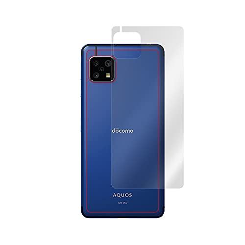 ミヤビックス AQUOS sense4 SH-41A / AQUOS sense4 やさしいスマホ2 用 光沢 背面 保護 フィルム 防指紋 防気泡 日本製 OverLay Brilliant