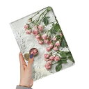 iPad Mini 6 ケース 花柄 Apple pencil 収納可能 ブック式 iPad mini 第6世代 カバー 柄付き 可愛い レディース 柄物 イラ...
