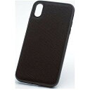 Deff(ディーフ) Hybrid Case Etanze for iPhone XS エタンゼ iPhone X/XS対応 ガラス (ナイロンブラック)