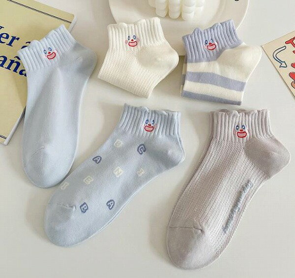春夏新作★レディース 刺繍 靴下★ソックス★フットカバー 快適 通気性良い 履き心地良い