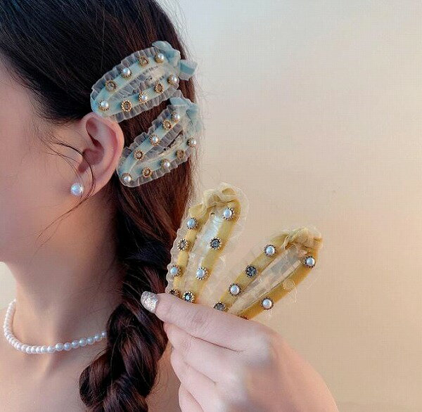 春夏新作 レディース★ヘアアクセサリー★ヘアピン★髪飾り 韓国風