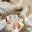 春秋新作★レディース 靴下★刺繍 ソックス ★快適 通気性良い 履き心地良い 靴下中長セクション(4)