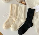 秋冬新作★レディース 靴下★ソックス ★快適 通気性良い 履き心地良い 靴下中長セクション(4)
