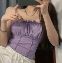 春夏新作 レディース 女 袖なし 無地 トップス Tシャツ インナー キャミソール タンクトップ