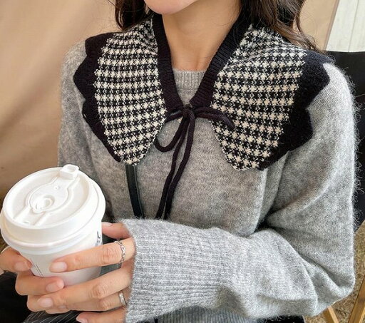 秋冬新作 レディース ニット 毛糸 千鳥格子 スカーフ マフラー ストール 襟巻 雑貨 秋冬新作 レディース ニット 毛糸 千鳥格子 スカーフ マフラー ストール 襟巻 雑貨