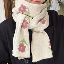 秋冬新作 レディース ニット 毛糸 ロング マフラー ストール 厚手 防寒 男女兼用