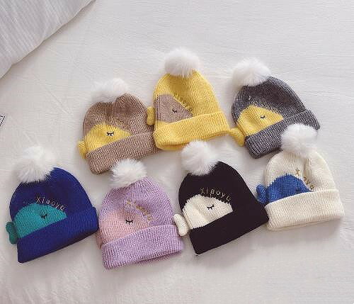 秋冬新作★子供帽子★キッズ帽子★保暖対策アイテム★帽子★紫外線対策 日焼け止め★7色