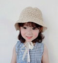 夏新作★子供に向け麦わら帽子★日除け帽子★麦わらハット★草編み★子供帽子★可愛い★