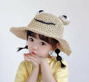 夏新作★子供に向け麦わら帽子★日除け帽子★麦わらハット★草編み★子供帽子★可愛い★