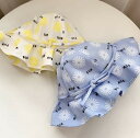 新作★日除け帽子★子供 帽子★可愛い★ハット★バケットハット★紫外線対策 日焼け止め★女の子 6色