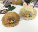 夏新作★子供に向け麦わら帽子★日除け帽子★麦わらハット★草編み★子供帽子★可愛い★