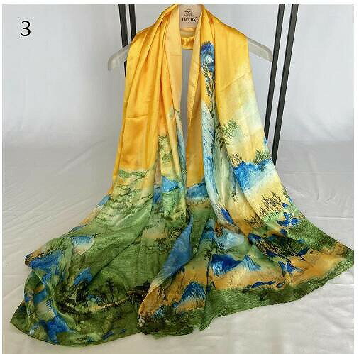 スカーフ レディース オフィススカーフ おしゃれ 春 夏 秋 ネッカチーフ 柔らかい