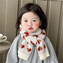 マフラー ニット 子供用 女の子 男の子 ガールズ かわいい 冬 暖かい カラーマッチング