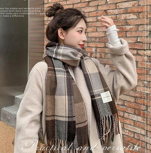 マフラー 大判ストールショール スカーフ ひざ掛け 肩掛け ネックウォーマー フリンジ カシミヤタッチ 厚手 マフラー 大判ストールショール スカーフ ひざ掛け 肩掛け ネックウォーマー フリンジ カシミヤタッチ 厚手