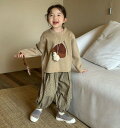 春秋新作★韓国風子供服★アパレル★ベビー服 ★キッズ服★トップス★丸首のセーター