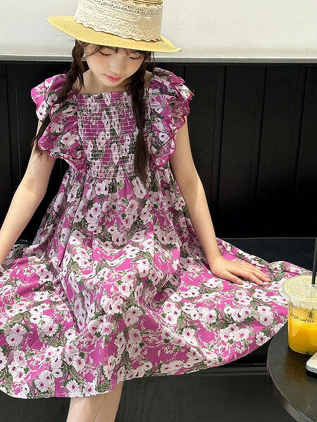 春夏新作★韓国子供服★ベビー服 ★キッズ服★袖なし ワンピース★ロングスカート