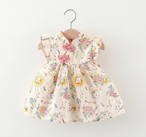 春夏新作★キッズ ワンピース★子供服★女の子★袖なし ドレス★ロング