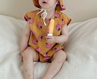 春夏新作 子供服 ベビー服 アパレル 袖なし ロンパース 可愛い 女の子 春夏新作 子供服 ベビー服 アパレル 袖なし ロンパース 可愛い 女の子