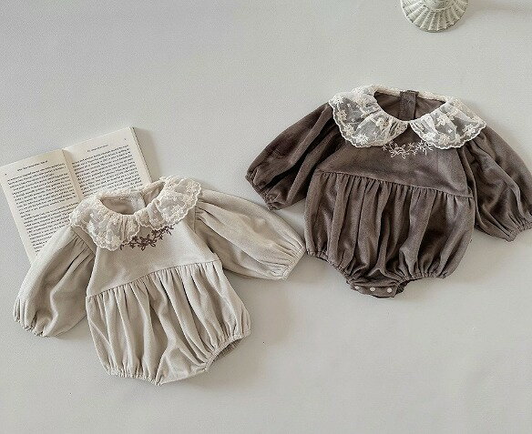 春秋新作 子供服 ベビー服 アパレル 長袖 ロンパース 可愛い 女の子