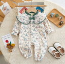 秋冬新作 子供服 ベビー服 アパレル 長袖 ロンパース 可愛い 女の子