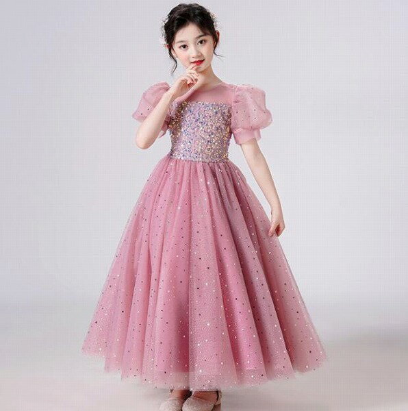 キッズ・女の子 衣装・ウェディングドレス・お姫様のワンピース・演出の服/お誕生日適用/披露宴/写真撮影