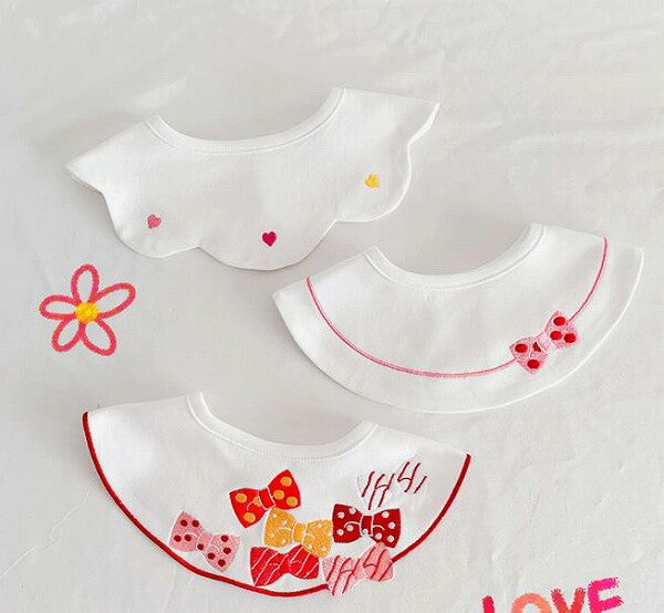 3枚入★ベビー用品★赤ちゃん用品★タオルマフラー★よだれかけ★食事用ビブセット★涎掛け セット