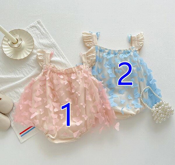 春夏新作 子供服 ベビー服 アパレル キャミソール ロンパース 可愛い 女の子