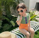 春夏新作★韓国風子供服 水着 ★ビキニ★女の子★砂浜★キッズ★温泉用 ベビー用品 90-140