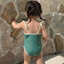 春夏新作★韓国風子供服 水着 ★ビキニ★女の子★砂浜★キッズ★温泉用 ベビー用品 90-140