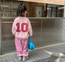 【2点セット】秋冬新作 子供服 ベビー服 アパレル 長袖 スウェット+スラックス 女の子