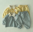 【2点セット】秋冬新作 子供服 ベビー服 アパレル 長袖 スウェット+スラックス 男女兼用