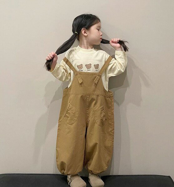 秋冬新作★韓国風子供服★ベビー服★キッズ服★女の子 ロングパンツ オーバーオール★ボトムス★80-140