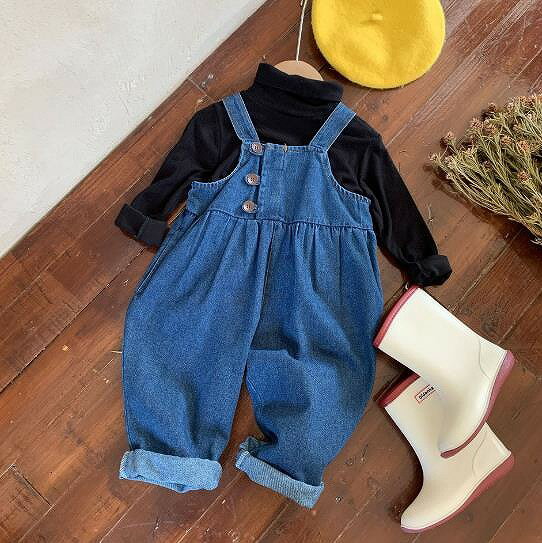 秋冬新作★子供服★キッズ服★女の子★オーバーオール★ パンツ★ボトムス★